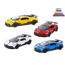Kinsmart Bugatti Divo 13cm kov zpětný chod 4barvy 12ks v DBX