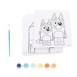 Omalovánková sada s čísly Bluey