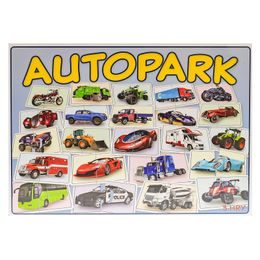 Společenská hra logická Autopark 3v1 v krabičce