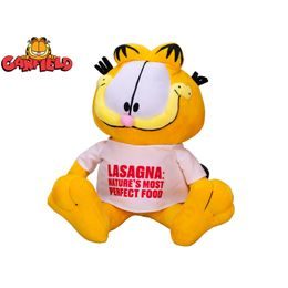 Garfield - "Lasagna: Nature's most perfect food" 24cm plyšový sedící 0m+