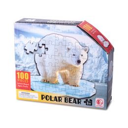 Puzzle 48x42cm lední medvěd 100dílků v krabičce