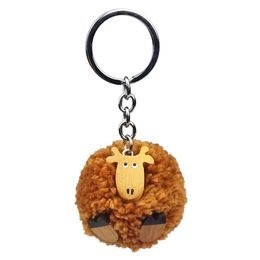 2Kids Toys Dřevěná klíčenka pompon Žirafa