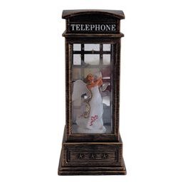 LED Lucerna - Xmas Telephone Booth 5 x 12cm