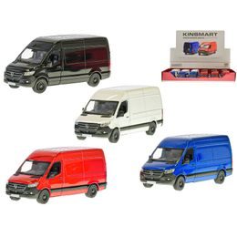 Kinsmart Mercedes-Benz Sprinter 13cm kov na zpětný chod 4barvy 12ks v DBX