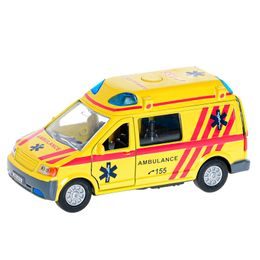 Kids Globe Traffic Volvo EX90 kov s přívěsem pro koně 28cm zpětný chod v krabičce