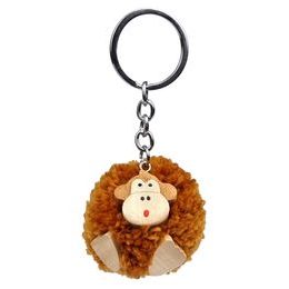 2Kids Toys Dřevěná klíčenka pompon Opice