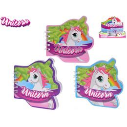 Unicorn zápisník 9cm 3barvy v sáčku 48ks v DBX