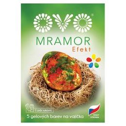 Gelové barvy - efekt Mramor