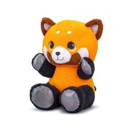 Panda červená plyšová 37cm sedící 0m+ v sáčku