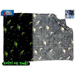 Space Xplorers deka 100x150cm vesmírný design ve tmě svítící 0m+ na kartě
