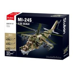 Sluban Army Model Bricks M38-B0751 Mobilní kanón 8x8 s pozemním minometem