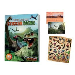 Kniha samolepek A4 s dinosauřími motivy 10listů 12ks v PDQ
