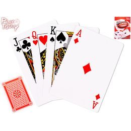 Play Today hrací karty jumbo 17cm v krabičce ve fólii