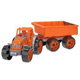 Traktor nakladač 11cm volný chod 2druhy v krabičce