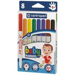Dětské popisovače vypratelné, 8 barev, od 1 roku
