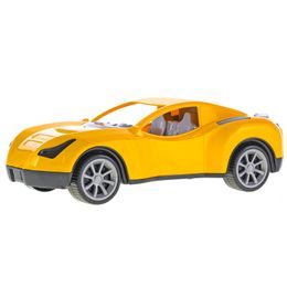 Auto sportovní 14cm na setrvačník se spinnerem 3barvy 12ks v DBX