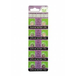 Alkalické knoflíkové baterie AG9 1.55V – sada 10 ks