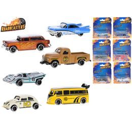 Roadblasters auto sportovní 7cm kov volný chod 6druhů 2barvy na kartě