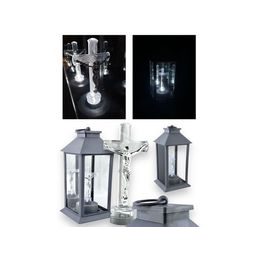 Cortina Lucerna LED 28x14x14cm s Křížová 2xAA R6 1,5V šedý