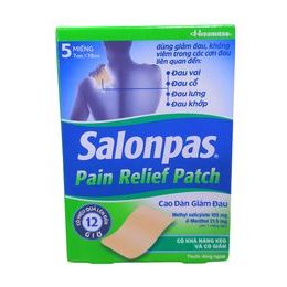 Náplasti proti bolesti Salonpas Pain Relief Patch, balení 5 kusů