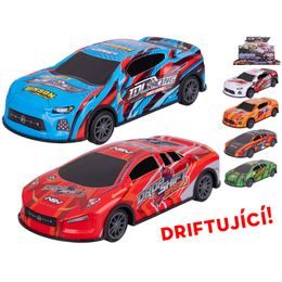 Auto driftující 17,5cm kov na setrvačník 2druhy 3barvy 6ks v DBX