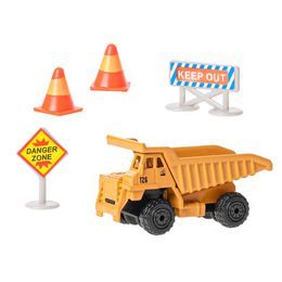 2-Play Traffic jeřáb 40cm s vozidlem a 50ks doplňků v krabičce
