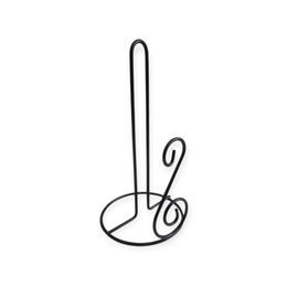 Stojan na papírové utěrky lakovaný černý 30cm