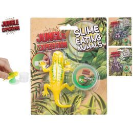 Jungle Expedition sliz se zvířetem 10cm 3druhy na kartě