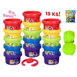 Crayola hmota tvarovací 28g vonící v kelímku 5druhů 24m+ 15ks v sáčku