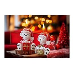 Bartek Svíčky Figurky Winter Teddy Bear 80g 75mm