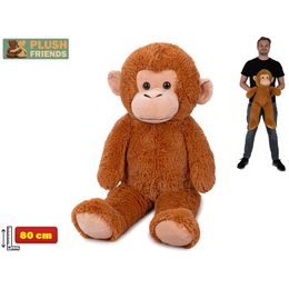 Plush Friends opice plyšová 80cm světle hnědá 0m+