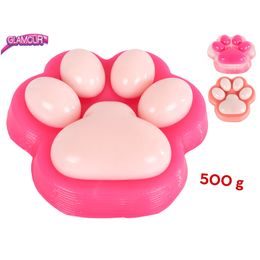 Kočičí tlapka 17cm giga strečová 500g 6barev na kartě