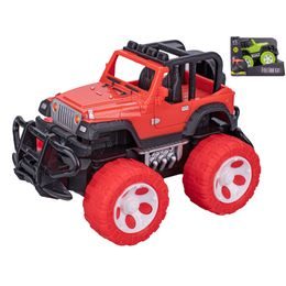 Auto terénní 13cm na setrvačník 2barvy v krabičce