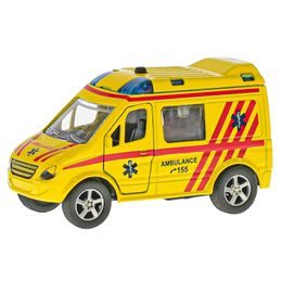 2-Play Traffic Ambulance CZ 8cm kov volný chod na kartě