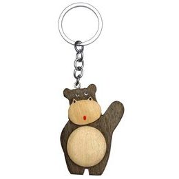 2Kids Toys Dřevěná klíčenka velká Hroch stojící