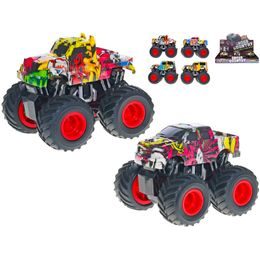Monster truck 12cm na setrvačník 6druhů 6ks v DBX