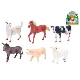 Zvířátka farma 15-20cm 6druhů 12ks v DBX