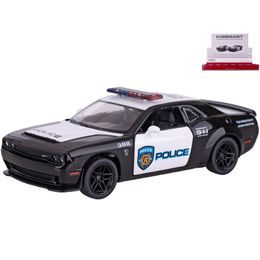 Kinsmart Dodge Challenger SRT Demon 170 policejní 12,5cm kov zpětný chod 12ks v DBX