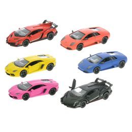 Kinsmart Ford Mustang Dark Horse Livery 12,5cm 1:38 kov zpětný chod 4barvy 12ks v DBX