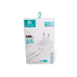Rychlonabíječka 40W vrchní výstup 2x USB-C s kabelem USB-C 1M