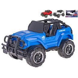 Auto terénní 22cm na setrvačník 3barvy v krabičce