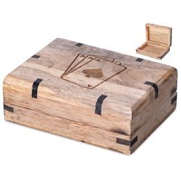 Pouzdro na karty dřevěné 12x9cm