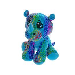 Nosorožec Star Sparkle plyšový modrý 16cm sedící 0m+ v sáčku
