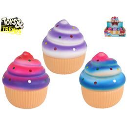 Toys&Trends mega squeeze cupcake strečový 13cm 3barvy 6ks v DBX