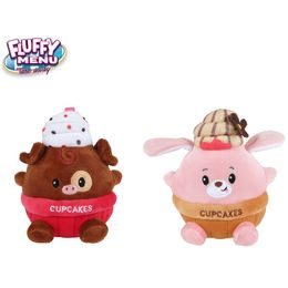 Fluffy Menu zvířátko/cupcake plyšové 14cm 2druhy 0m+