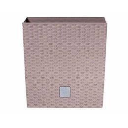 Květináč RATO LOW + vklad mocca 26,2cm výš.26,6cm