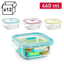 PF Skleněná dóza na potraviny 460ml s ventilem