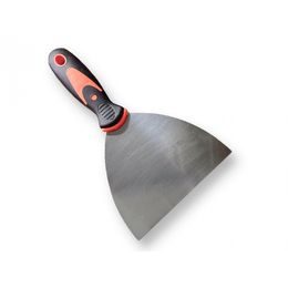 Špachtle nerezová, s gumovou, ergonomickou rukojetí 5"