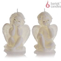 Bartek Svíčka figurka 90 Christmas Angel Ecru