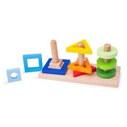 Bigjigs Toys Látková panenka Rose 28 cm